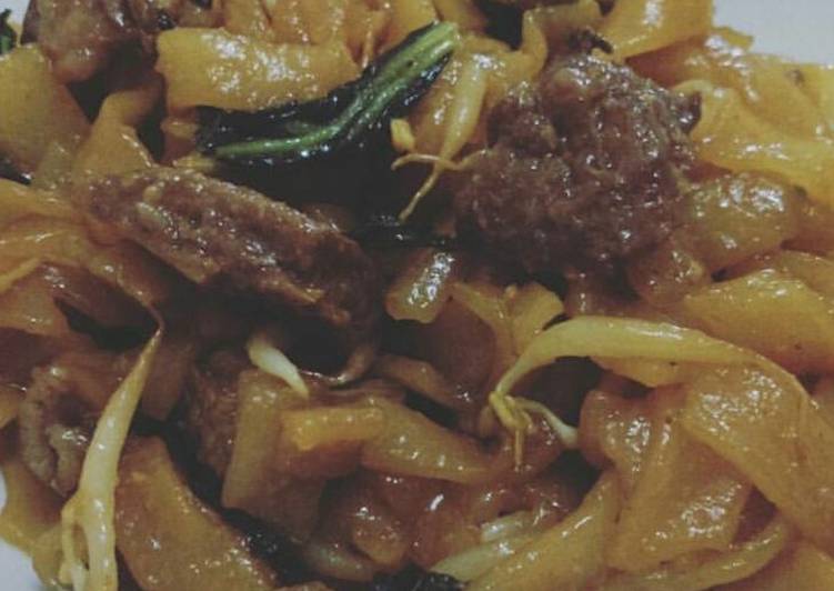 Resep Kwetiau Goreng Sapi, Enak Banget