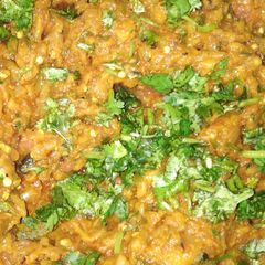 A picture of Baingan ka Bharta.