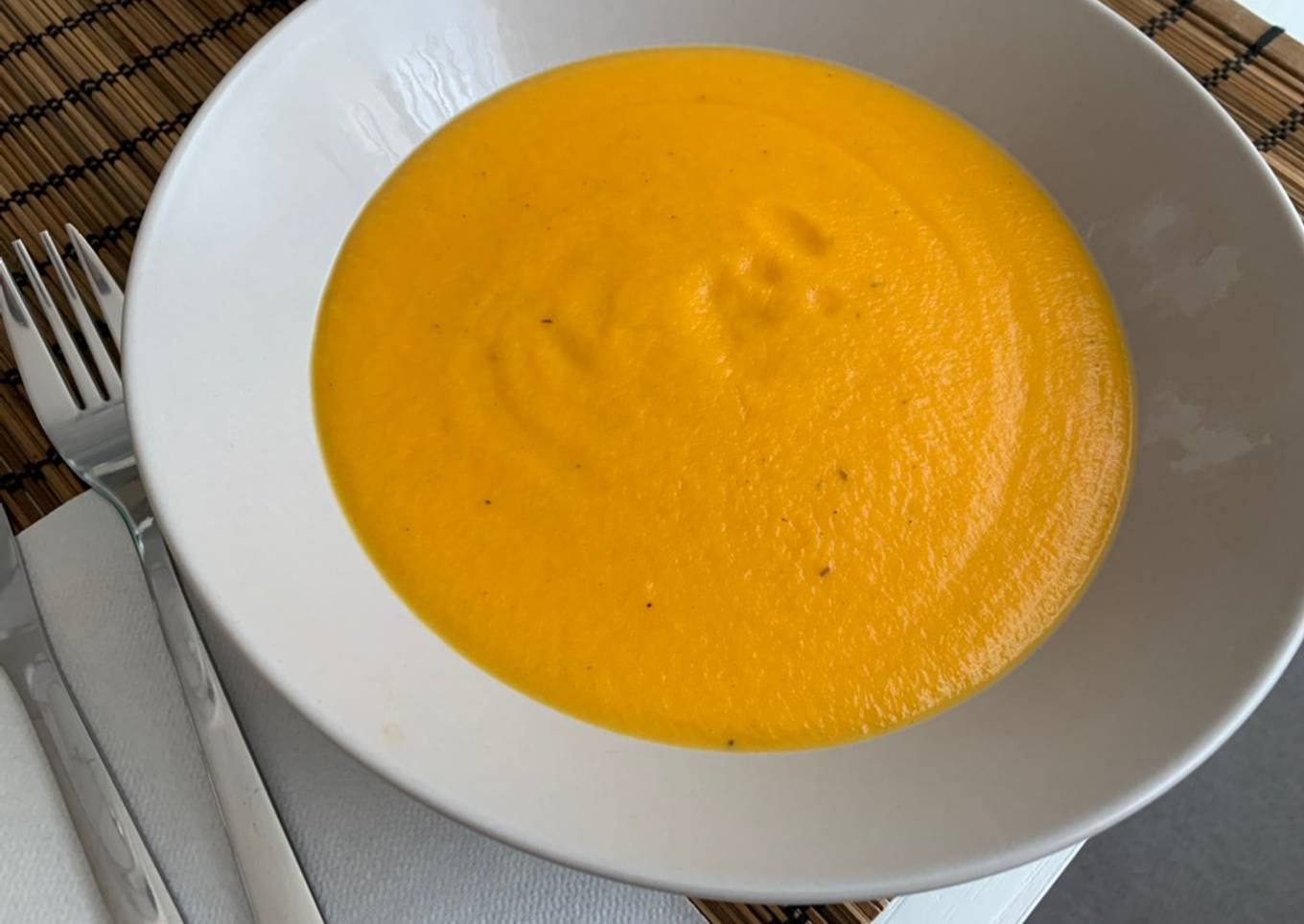 Crema de zanahoria y patata