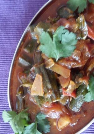A picture of Bhindi masala.