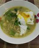 Sopa de miso vegetariana