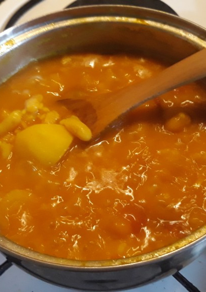Una foto de Habichuelas con arroz, una variante más y cogiendo ideas