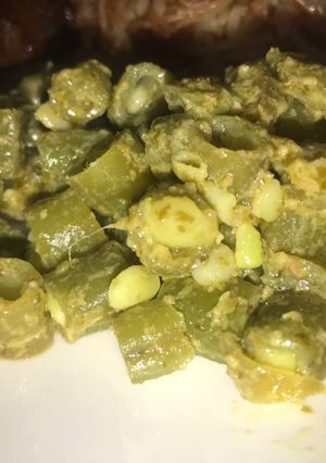 Una foto de Habichuelas al pesto