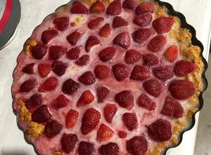 Una foto de Tartaleta de Frutillas apta APLV