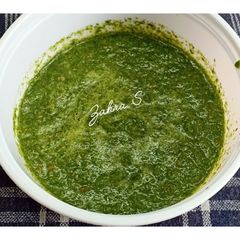 Mint Coriander Chutney A picture of Mint Coriander Chutney.