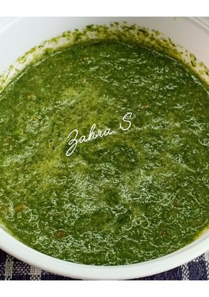 A picture of Mint Coriander Chutney.