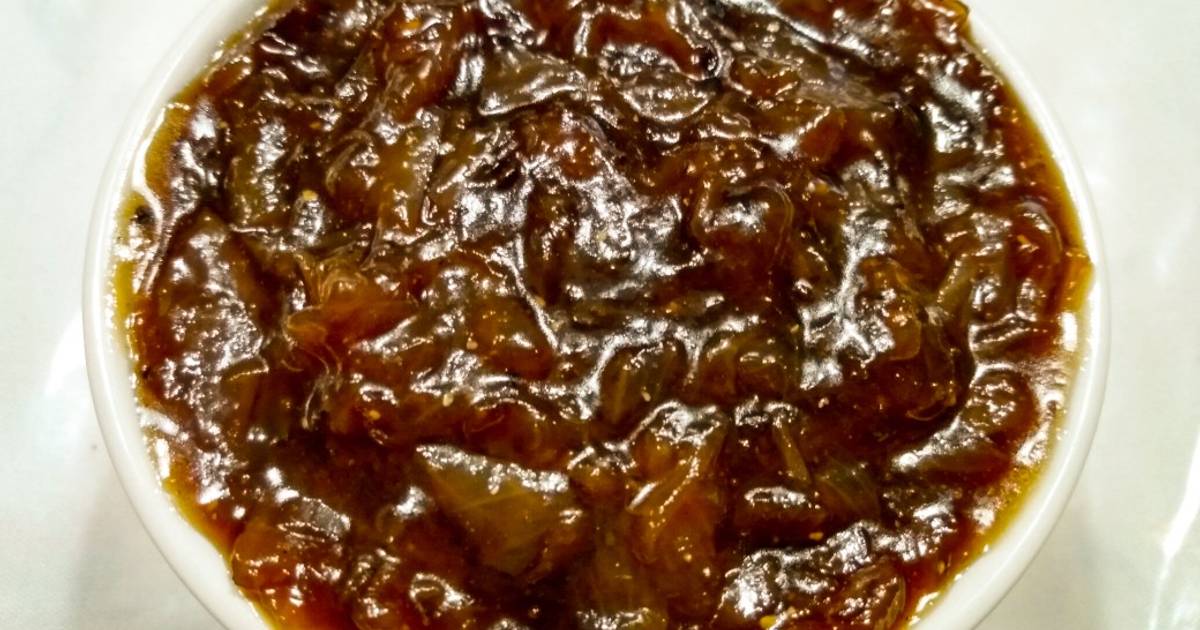 Whiskey Maple Onion Jam Recipe by Robert Gonzal Cookpad