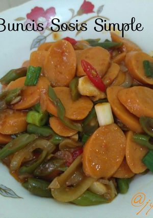 Foto resep Tumis Buncis Sosis Simple