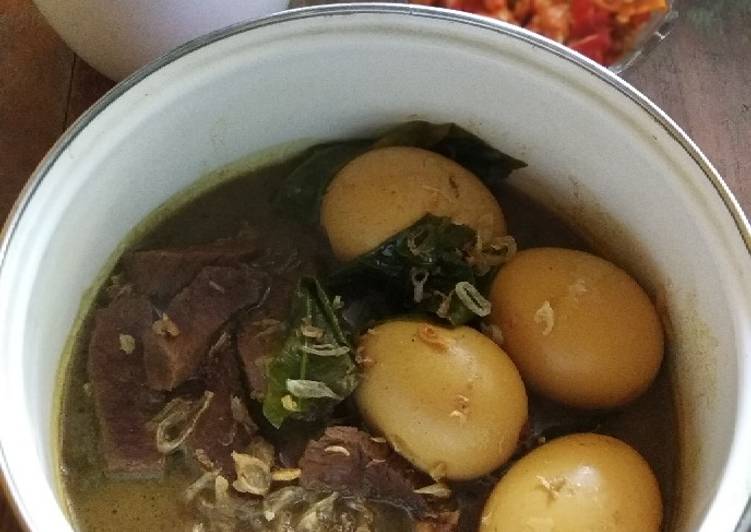 Pindang daging telur