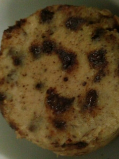 Una foto de Mugcake de avena y plátano