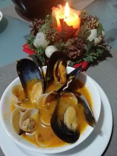 Una foto de Sopa de marisco