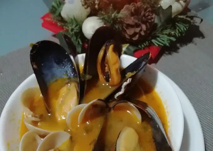 Receta Sopa de marisco