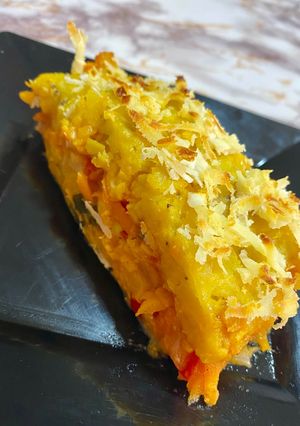 Una foto de Pastel de plátano