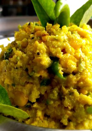 A picture of Raw mango chana dal (Kairi ki dal).