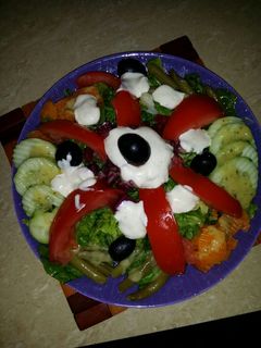 صورة لوصفة سلطة خضراء