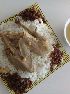 عکسی از دستور سوپ (مفطح) با برنج وكشمش