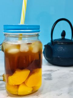 Hình của món Trà đào cho con.