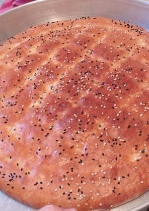 صورة لوصفة الخبز التركي