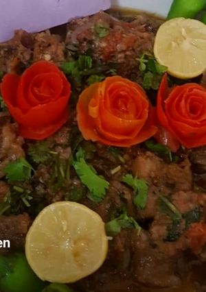 A picture of Gobi gosht.