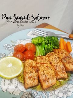 Foto resep Salmon dengan Saos Lemon Butter