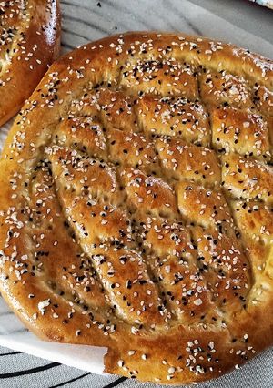 صورة لوصفة خبز البيدا التركي