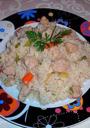 Foto principal de Arroz con dados de soja texturizada veggie