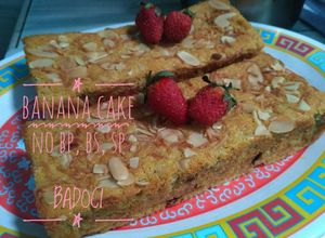 Foto resep Banana Cake (No Bp, Bs, Sp) aman untuk anak 😍