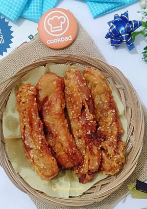 Foto resep Kluay Tod / Pisang Goreng Wijen Thailand