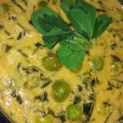 A picture of Meethi malai matar.