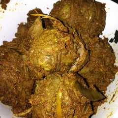 รูปของ Rendang jeroan ayam