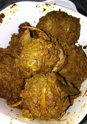 Foto resep Rendang jeroan ayam