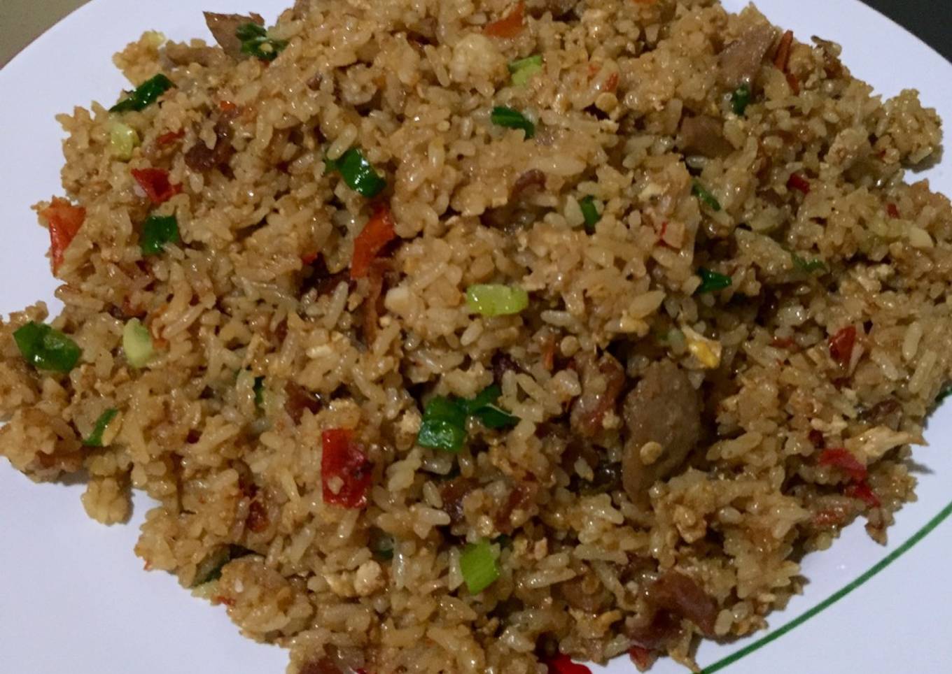 Nasi Goreng Pedas dengan Crispy Bacon