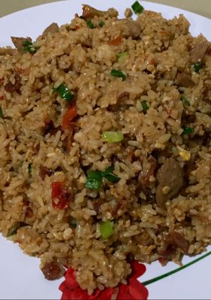 Foto resep Nasi Goreng Pedas dengan Crispy Bacon