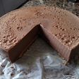 Tarta de queso de chocolate baja en calorías