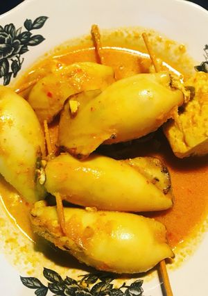 Foto resep Gulai cumi isi tahu