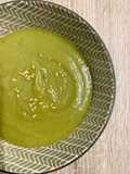 Crema de guisantes y brócoli