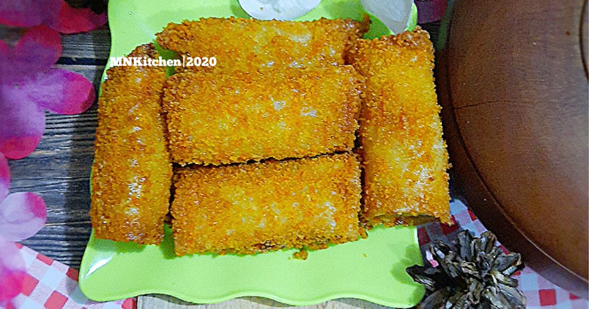 Resep risol isi sosis telor jagung rumahan enak dan mudah - Cookpad