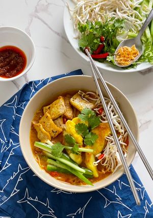 Hình của món Laksa.