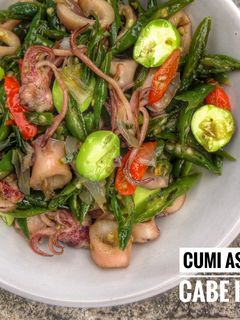 Foto resep Cumi Asin Cabe Ijo