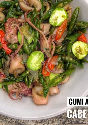 Foto resep Cumi Asin Cabe Ijo
