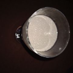 Tiger nut juice A picture of Tiger nut juice.