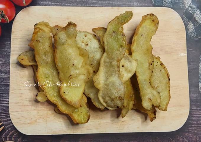 Resep Kripik Kulit Kentang Resep Kripik Kulit Kentang