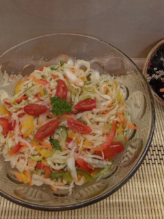 Vegyes káposzta saláta 🍅🥒🌶️🥬🥕 recept fotója