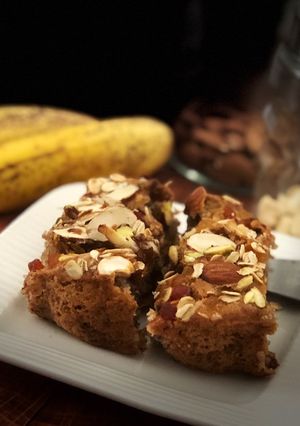 A picture of Banana nuts cake.