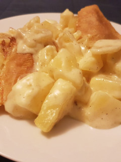 Una foto de Gratinado de patata y calabaza