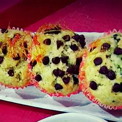 A picture of Chocolate chips muffins.