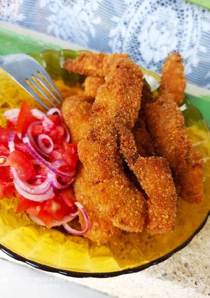 A picture of Fish fingers.