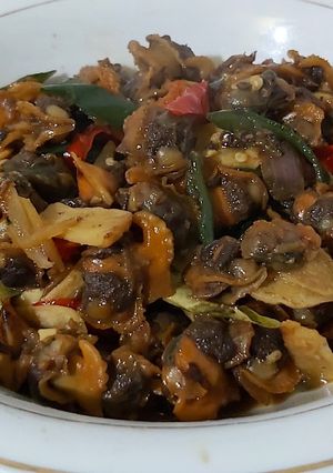 Foto resep Oseng kerang dara
