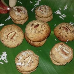 A picture of Apple Coconut Wheat flour Cookies.