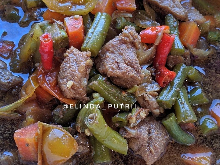 Langkah Mudah untuk Menyiapkan Resep Asem-asem daging sapi Anti Ribet, Lezat Sekali